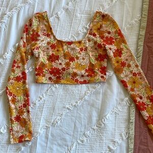 Long Sleeve Bikini Top